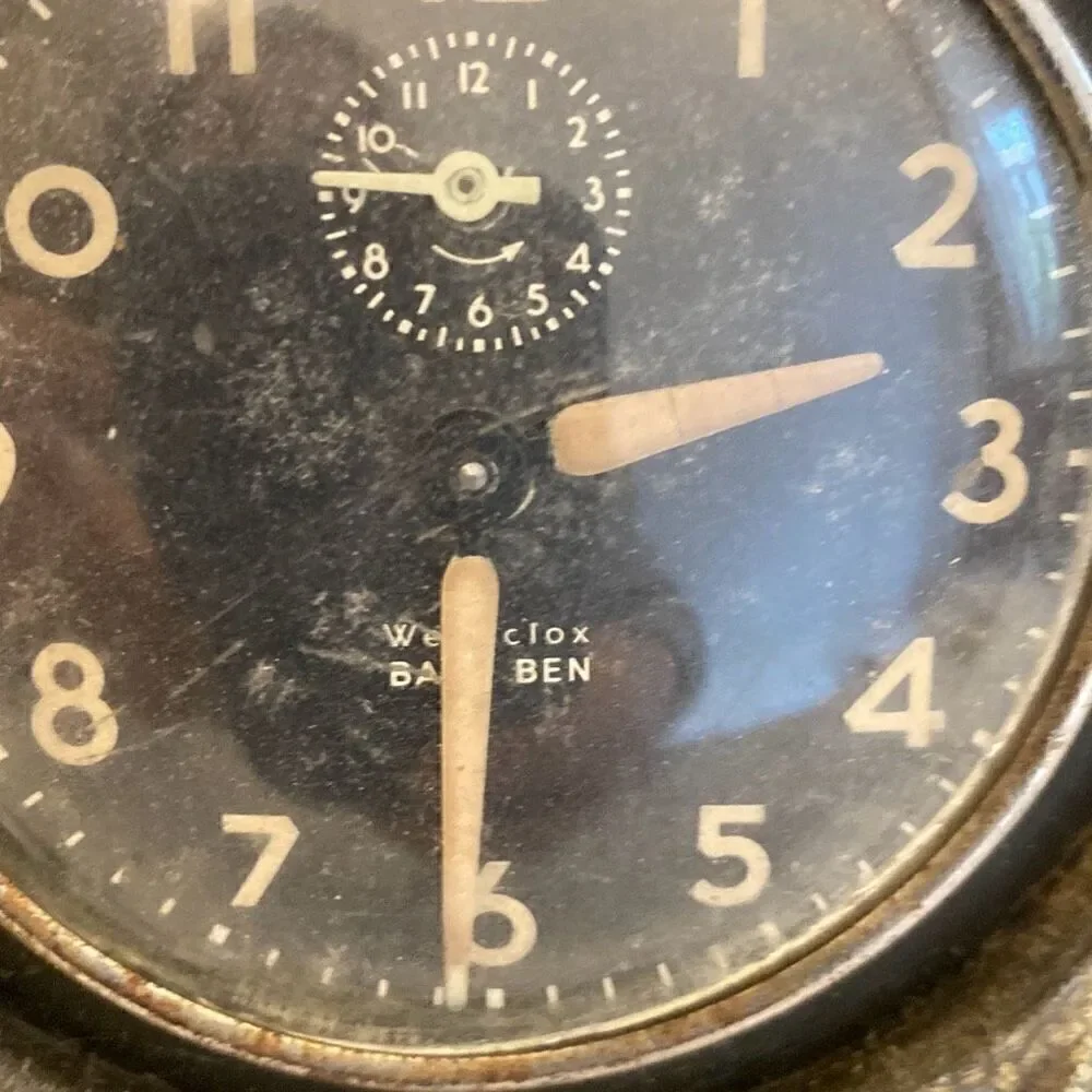 Vintage Lowenthal  Cast Brass Table Mantle Clock Ornate Victorian Style